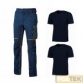 KIT PANTALONE U-POWER WORLD DEEP BLUE + 2 T-SHIRT tg. M