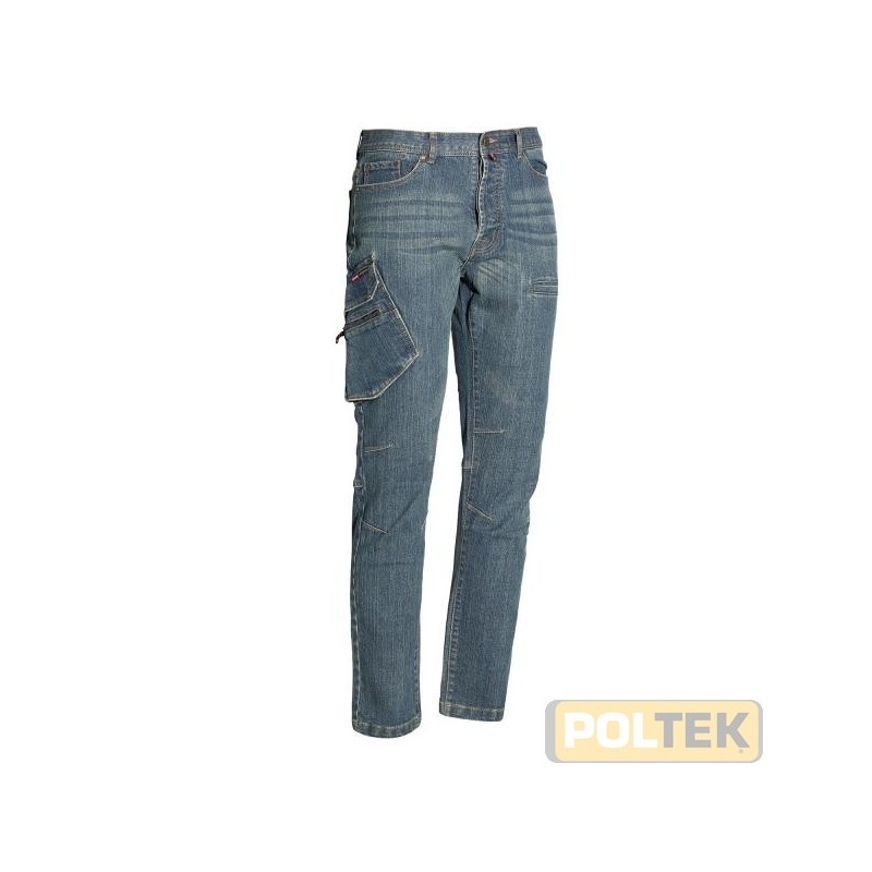 PANTALONE ISSA JEANS STRETCH MULTIPOCK tg. XXXL