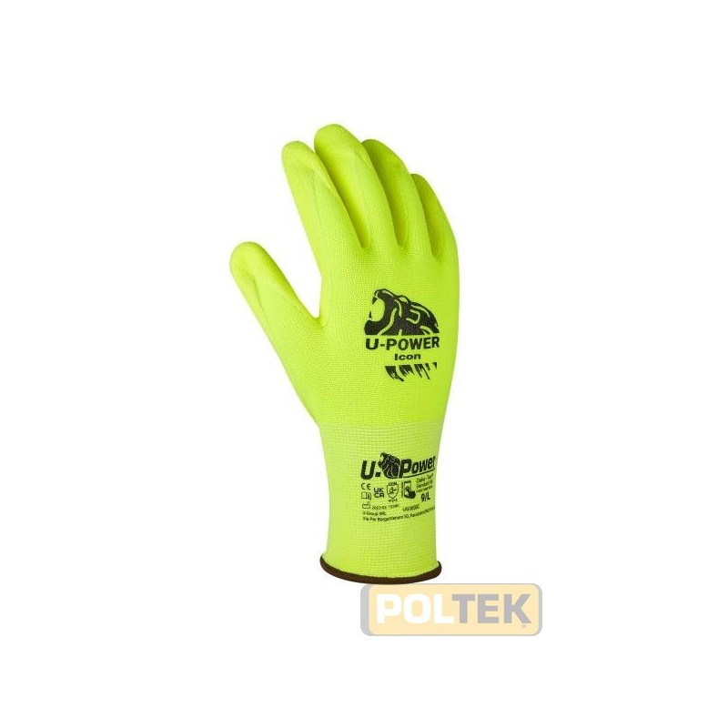GUANTO U-POWER ICON GIALLO FLUO tg. 11