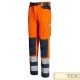 PANTALONE ISSA SOFTSHELL A.V. ARANCIO/BLU EN20471 tg. L