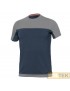 T-SHIRT ISSA STRETCH GRIGIO/BLU tg. M