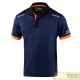 POLO SPARCO TECH TOLEDO BLU/ARANCIO tg. S