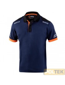 POLO SPARCO TECH TOLEDO BLU/ARANCIO tg. S