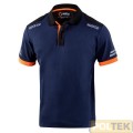POLO SPARCO TECH TOLEDO BLU/ARANCIO tg. XXXL