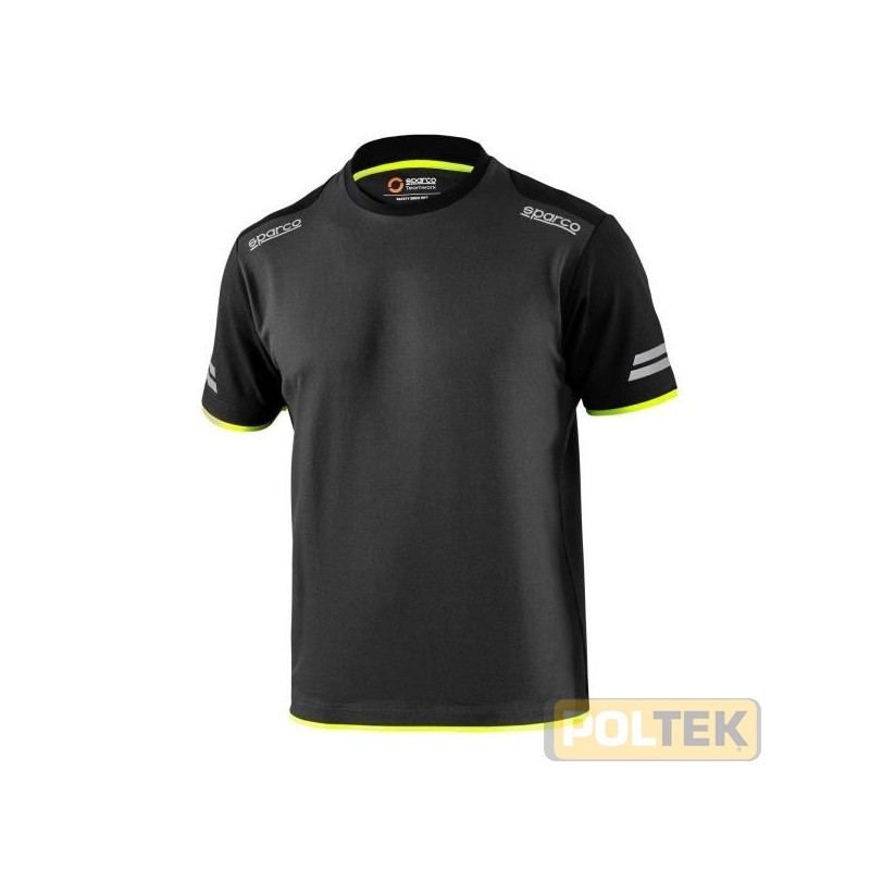 T-SHIRT SPARCO TECH TUCSON GRIGIO/GIALLO tg. M
