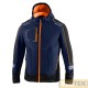 GIACCA SPARCO SOFTSHELL TECH YORK BLU/ARANCIO tg. L
