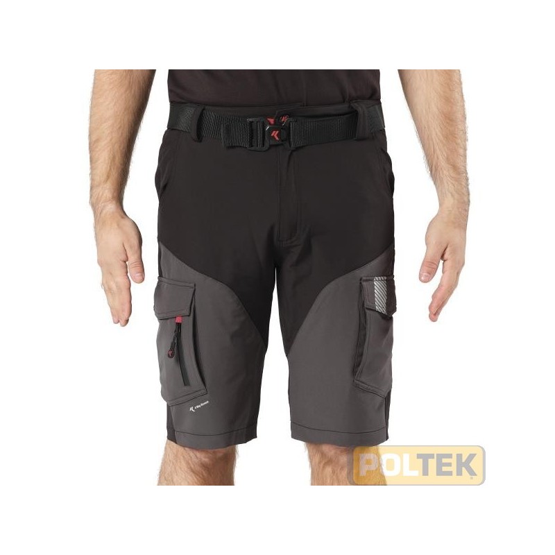 Impermeabile confezionato con tessuto traspirante, bande rifrangenti 3M Scotchlite®, bottone sul fondo, elastico in vita e pass