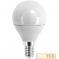 LAMPADA SHOT LED STD SFERA OPALE E14 4,9W 470lm 4000°K