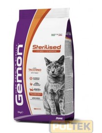 GEMON GATTO SECCO STERILIZZATO TACCHINO 2 kg