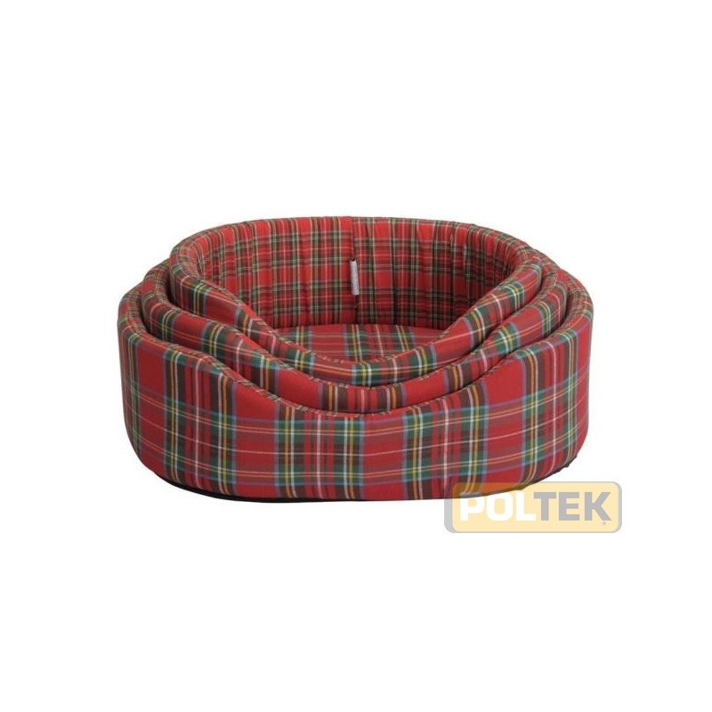 CAMON CUCCIA OVALE SCOZZESE ROSSO 48 CM