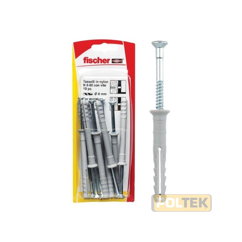 TASSELLO FISCHER BLISTER N 6 - 80 K (pezzi 15)