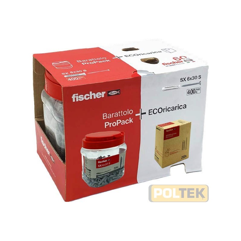 TASSELLO FISCHER SX-S REFILLPACK 6x30 (pz.400)