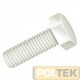 VITE T.E. NYLON PA6.6 DIN933 TUTTO FILETTO M 8x50
