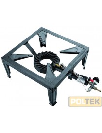 FORNELLONE 4P GHISA C/VALVOLA E PIEZO