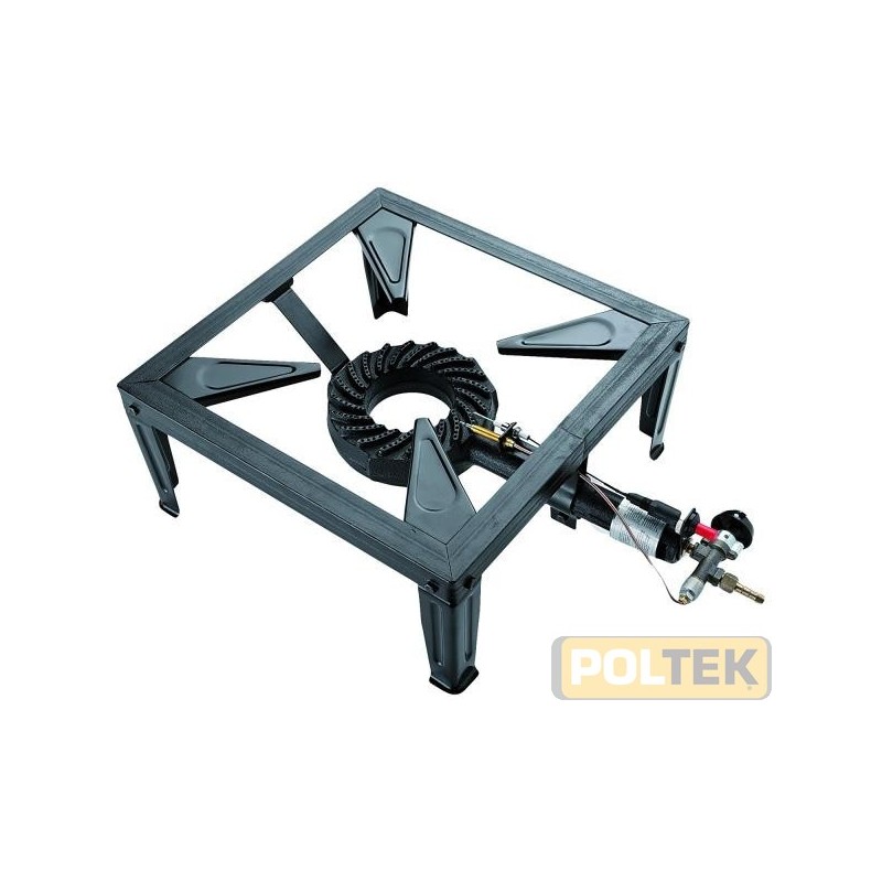 FORNELLONE 4P GHISA C/VALVOLA E PIEZO