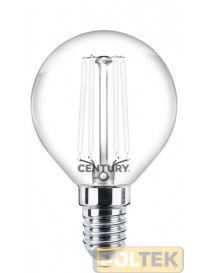 CENTURY LAMPADA LED WHITE SFERA E14 4,5W 470lm