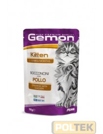 GEMON GATTO UMIDO BUSTA KITTEN POLLO 100 g