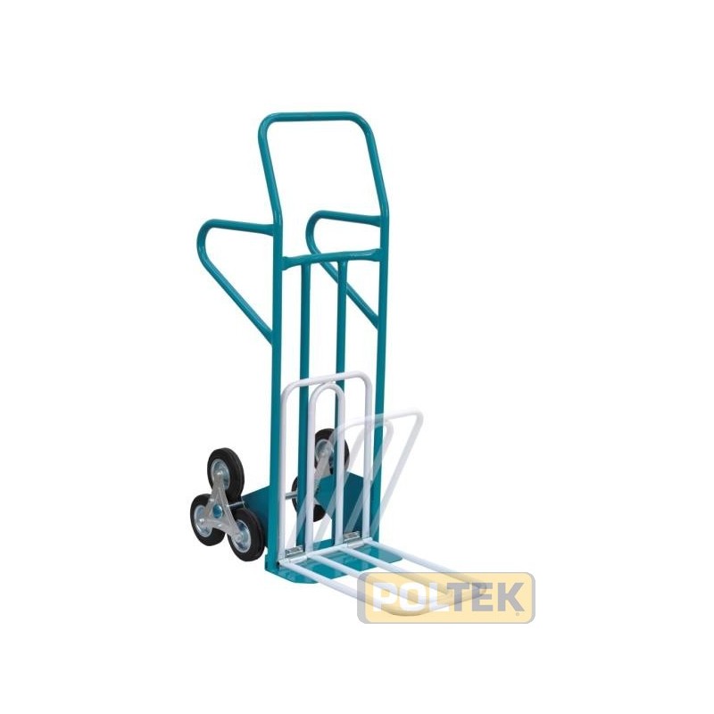 CARRELLO X SACCHI IBA PEDANA RIBALTABILE 3 RUOTE d. mm 150