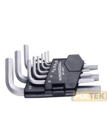 MUNDIAL CHIAVI MASCHIO ESAGONALE pz.9 CLIP PLASTICA