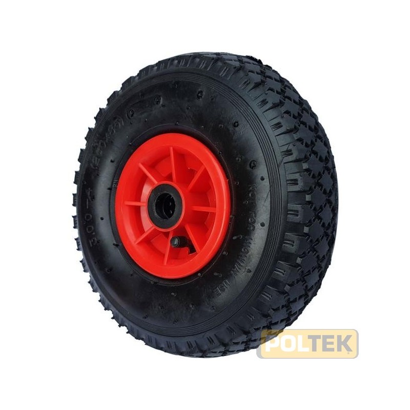 RUOTA CARRELLI PNEUMATICA DISCO NYLON d. mm 260x85 f