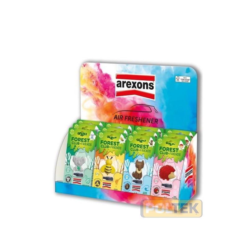 Forest Club è la nuova gamma di profumatori da bocchetta completamente Made in Italy: simpatici e colorati animaletti portano n