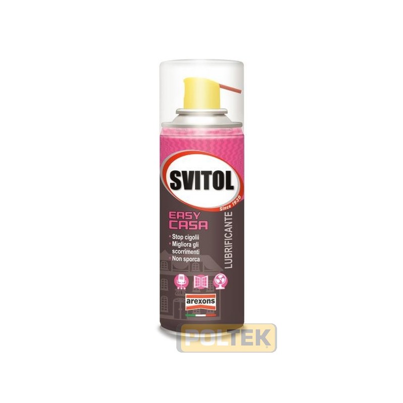 Assicura una lubrificazione durevole di cerniere, meccanismi e guide di metallo (porte, ante, cassetti, elettrodomestici, serrat