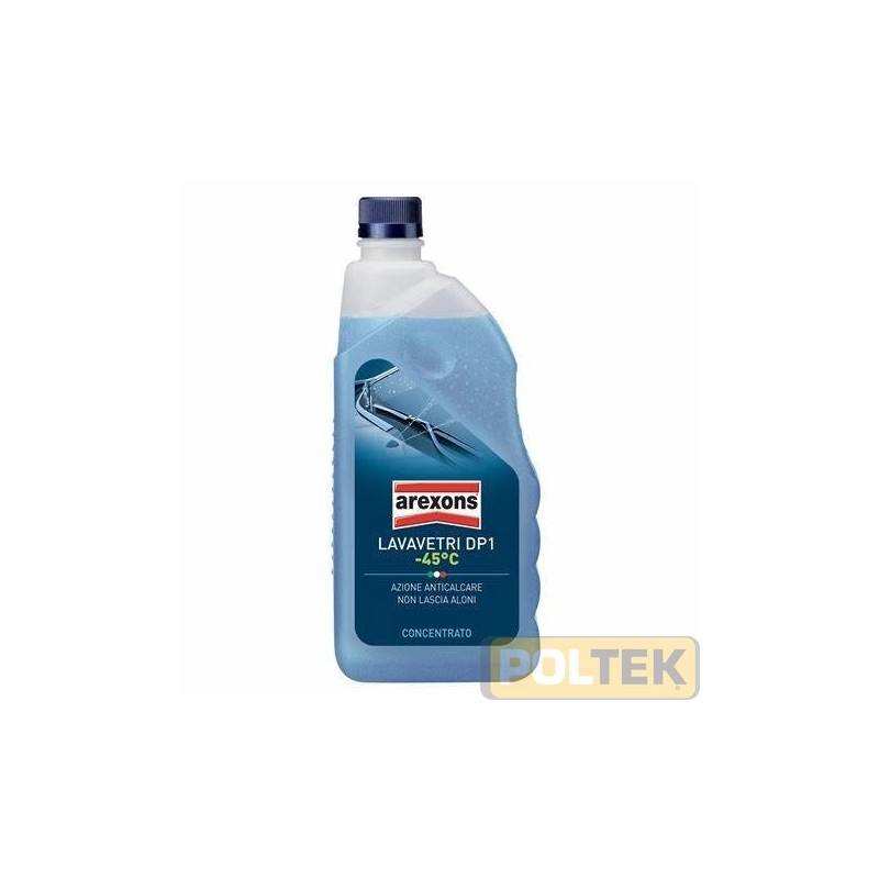 Sgrassa e deterge senza lasciare aloni, svolgendo anche un'efficace azione anticongelante. Previene la formazione di calcare neg