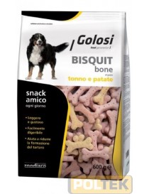 GOLOSI BISQUIT BONE TONNO PATATE 600 GR