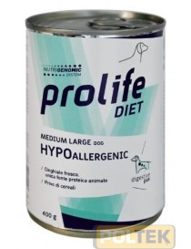 PROLIFE DOG WET LATTINA 400 gr DIET HYPOALLERGENIC