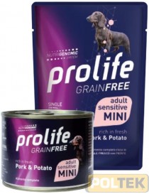 PROLIFE DOG WET BUSTA gr 100 GRAIN FREE PORK & POTATO