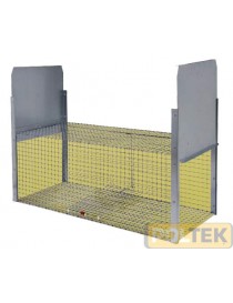 TRAPPOLA PER ANIMALI 2 PORTE cm 120X38X40h