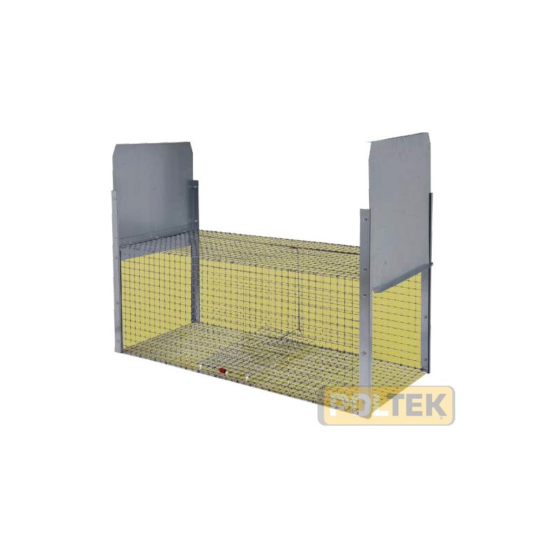 TRAPPOLA PER ANIMALI 2 PORTE cm 120X38X40h