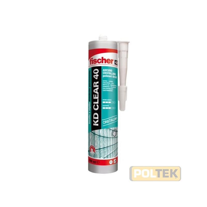 FISCHER ADESIVO SIGILLANTE ALTO MODULO KD CLEAR 40 ml 290