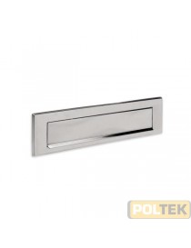 PLACCA BUCA LETTERA SILMEC GRANDE CROMO SATINATO