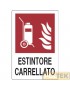 CARTELLO ALL. "ESTINTORE CARELLATO" cm 20x30