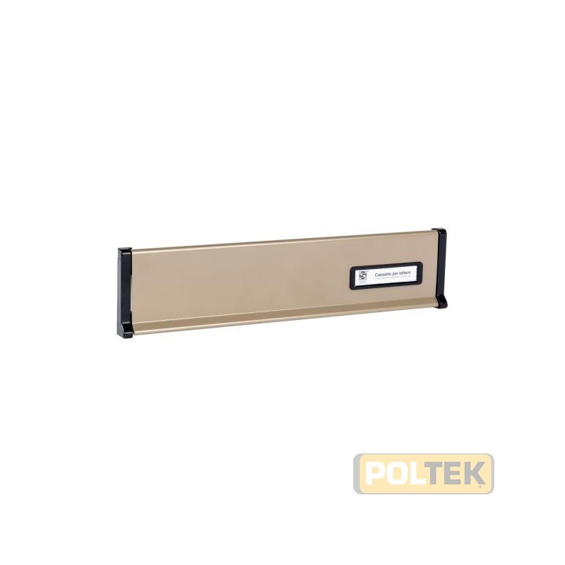 PLACCA BUCA LETTERA SILMEC GRANDE S650 BRONZO