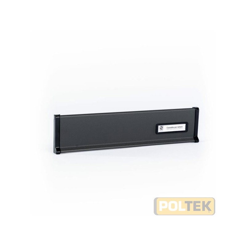 PLACCA BUCA LETTERA SILMEC GRANDE S650 GRIGIO FERRO