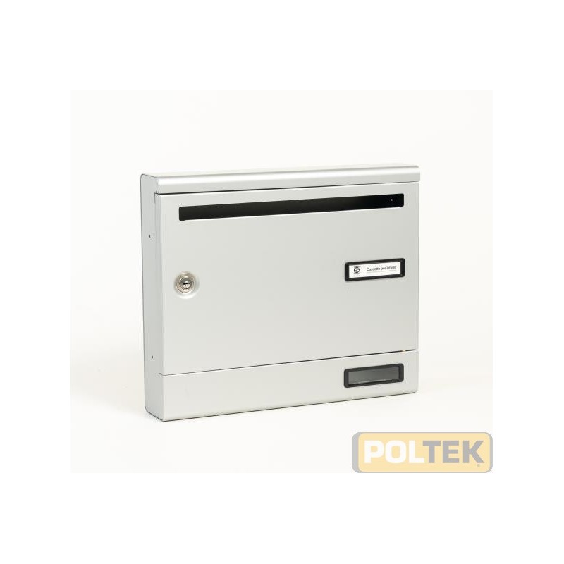 CASSETTA POSTA SILMEC ALLUM. S2001R SILVER