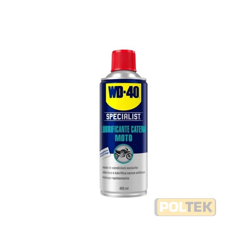 Lo Sgrassante Efficacia Immediata WD-40 Specialist®, con la sua formula a base di solvente, rimuove rapidamente grasso, olio e