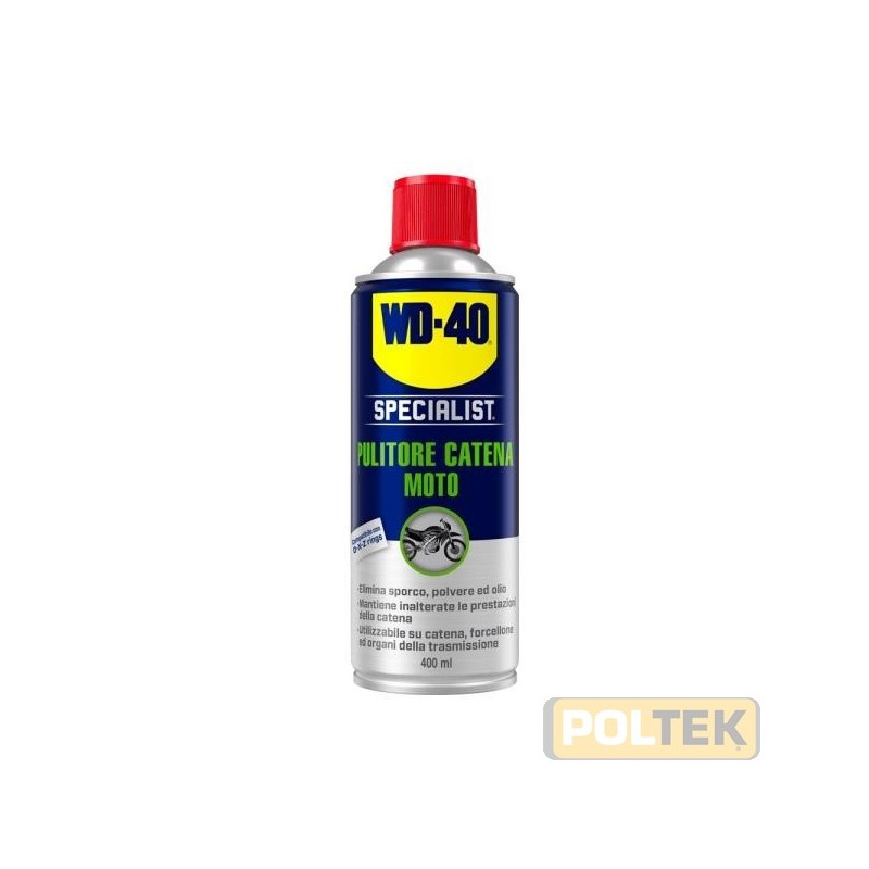 Il Pulitore Catena è semplice da usare e rimuove rapidamente sporco, polvere e olio dalle catene. Compatibile con le catene O-r