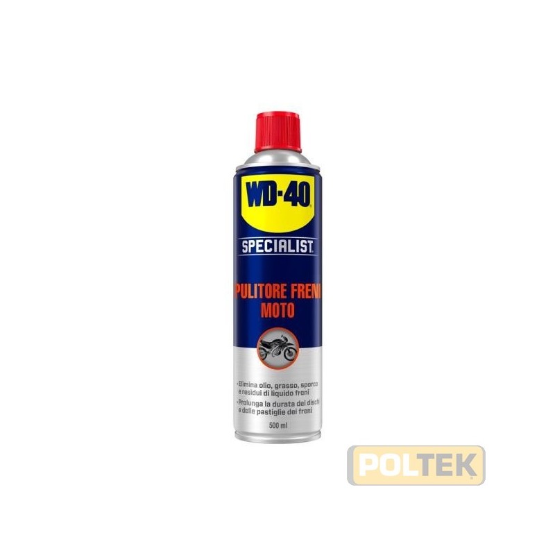 Lo Sgrassante Efficacia Immediata WD-40 Specialist®, con la sua formula a base di solvente, rimuove rapidamente grasso, olio e