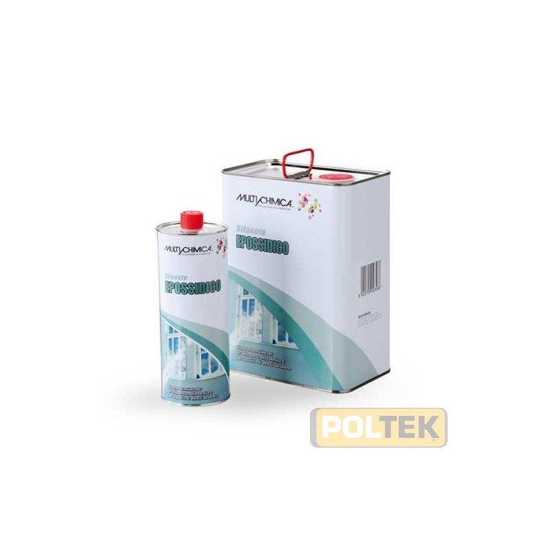 Formulazione ottimale per la diluizione di fondi epossidici, finiture epossidiche lucide od opache e per la pulizia di pistole, 