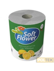 CARTA SOFTFLOWER ASCIUGATUTTO MONOROTOLO