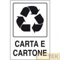 ETICHETTA ADESIVA RACCOLTA DIFFERENZIATA cm 30x20 "CARTA"