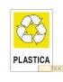 ETICHETTA ADESIVA RACCOLTA DIFFERENZIATA cm 30x20 "PLASTICA"