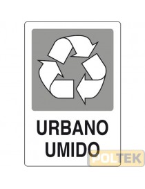 ETICHETTA ADESIVA RACCOLTA DIFFERENZIATA cm 30x20 "ORGANICO"