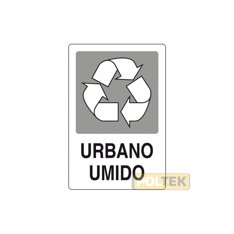 ETICHETTA ADESIVA RACCOLTA DIFFERENZIATA cm 30x20 "ORGANICO"