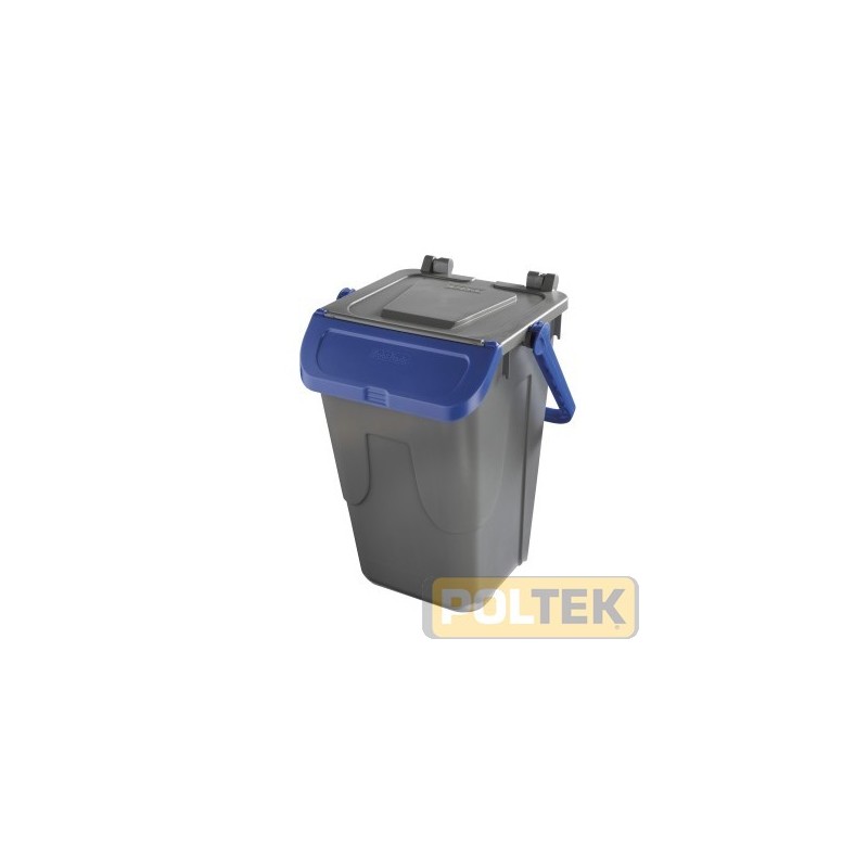 Pratico e robusto contenitore portarifiuti, ideale per la raccolta differenziata urbana e domestica si adatta a tutti gli ambien