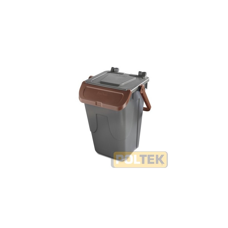 Pratico e robusto contenitore portarifiuti, ideale per la raccolta differenziata urbana e domestica si adatta a tutti gli ambien