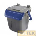 BIDONE IMMONDIZIA ECOLOGY litri 25 BLU